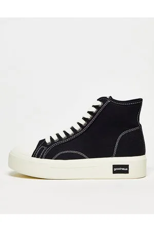 Good News Goodnews - Juice - Sneakers alte con suola spessa nere