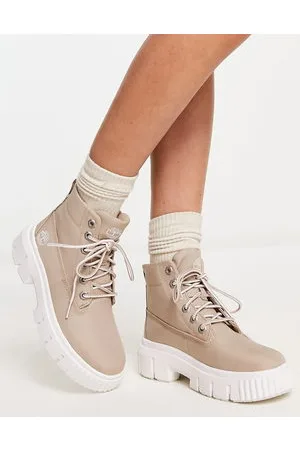 Timberland Greyfield - Stivali beige in tessuto