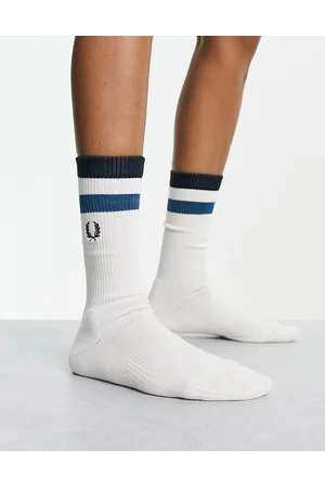 Fred Perry Donna Collant - Calzini a righe bianchi