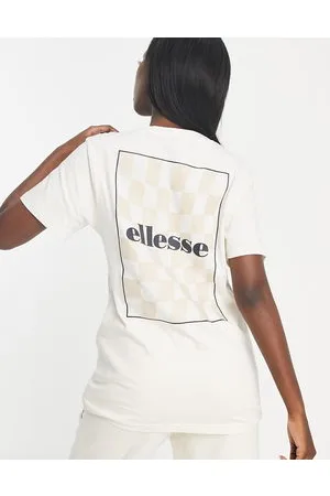 Ellesse Taya - T-shirt sporco con stampa sul retro