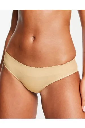 Fashionkilla Culotte beige senza cuciture effetto push-up