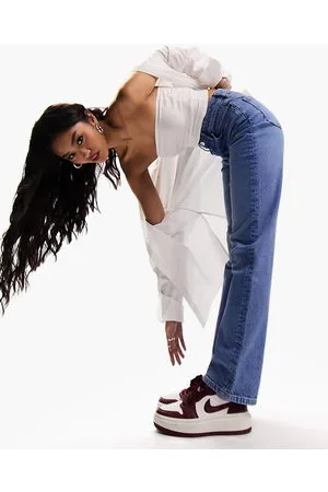 ASOS Jeans dritti slim lavaggio medio
