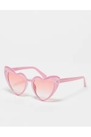 Jeepers Peepers Occhiali da sole a cuore oversize