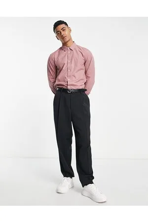 French Connection Camicia a maniche lunghe rosa salmone e