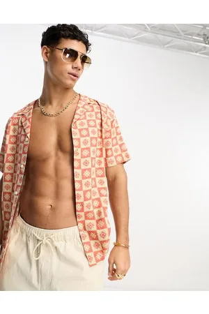New Look Camicia con rever e stampa fantasia geometrica