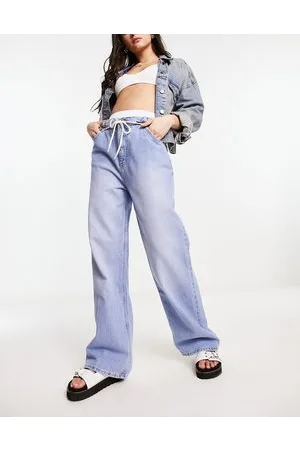 Bershka Jeans extra larghi medio con coulisse in vita