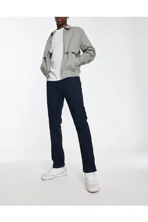 Hollister Jeans slim dritto lavaggio scuro slavato