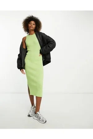 Barbour Silvestro - Vestito senza maniche in maglia color lime