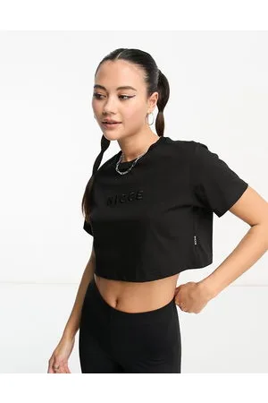 Nicce London Ersa - T-shirt taglio corto nera