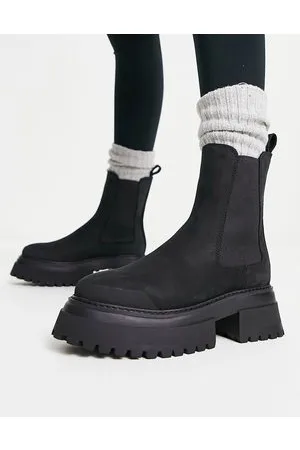 Timberland Sky - Stivaletti Chelsea in pelle nabuk neri