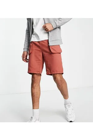 Bolongaro Tall - Pantaloncini cargo color ruggine