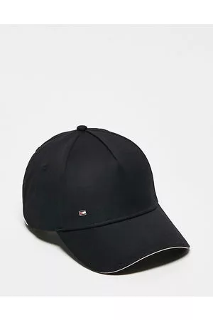Tommy Hilfiger Cappellino nero con logo a bandiera