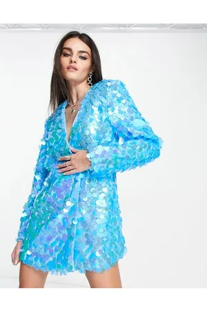 Amy Lynn Brooke - Vestito blazer con paillettes a disco