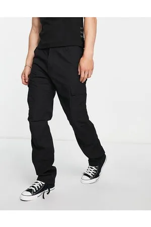 Carhartt Aviation - Pantaloni slim cargo neri