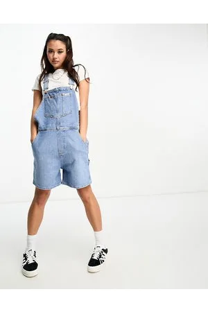 Wrangler Oblivion - Salopette corta in denim