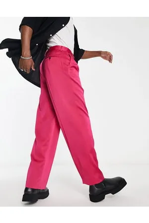ASOS Pantaloni eleganti a fondo ampio in raso