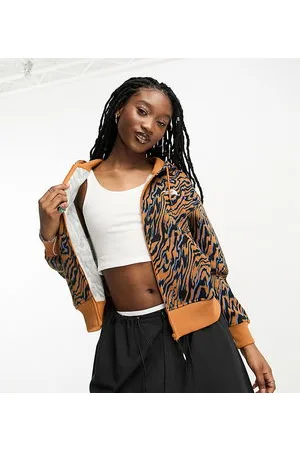The North Face Essential - Felpa con cappuccio taglio corto marrone con stampa effetto marmo e zip - In esclusiva per ASOS