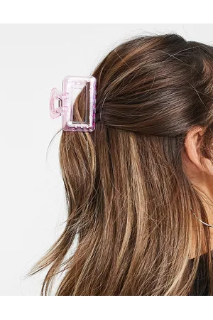 DesignB London Donna Accessori per capelli - Fermaglio per capelli squadrato iridescente