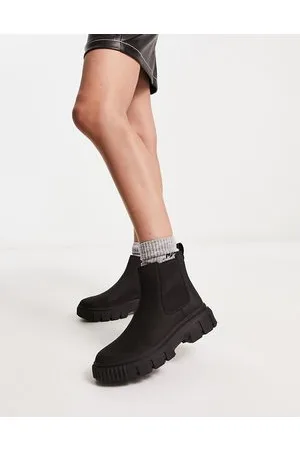 Timberland Greyfield - Stivaletti Chelsea in pelle nabuk neri