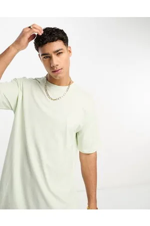 New Look T-shirt menta con teschio ricamato