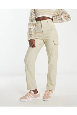Heartbreak Pantaloni cargo in twill color pietra