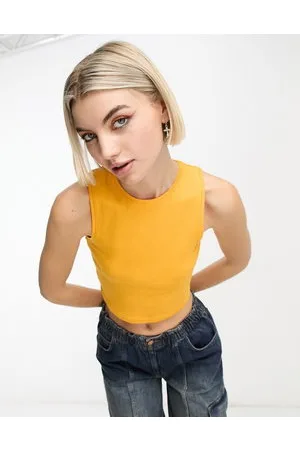 Weekday Pure - Crop top senza maniche