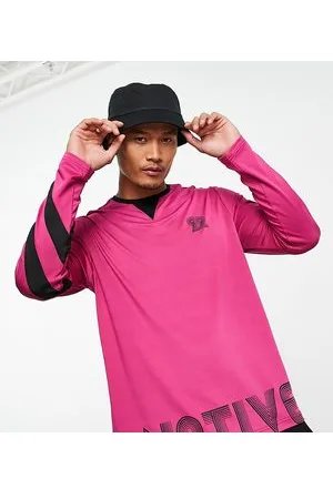 Native Youth T-shirt color block a maniche lunghe