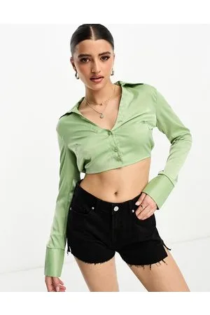 Lola May Crop top avocado aperto dietro