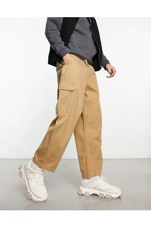 Element Pantaloni cargo larghi multitasche beige