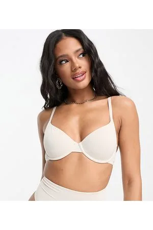 Dorina Evelyn B-F - Reggiseno effetto levigante in tessuto misto color visone con ferretto