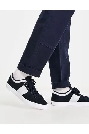 Fred Perry Underspin - Sneakers in twill con bordi a contrasto