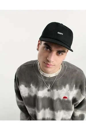 Obey Cappellino nero a 6 pannelli