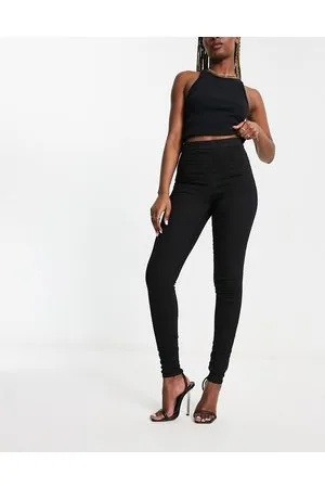 French Connection Jeans skinny a vita alta neri