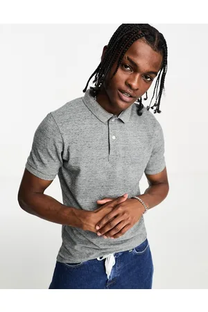 Superdry Polo classica in piqué grigia