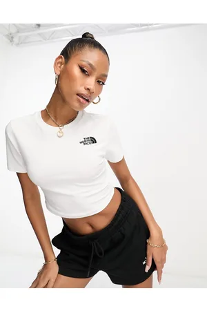 The North Face Simple Dome - T-shirt corta aderente bianca
