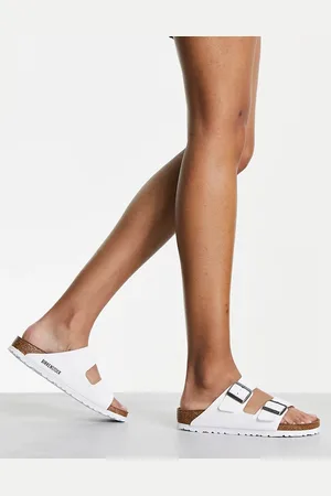 Birkenstock Arizona - Sandali in Birko-flor bianchi