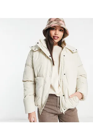Brave Soul Tall - Bunny - Piumino color crema con cappuccio