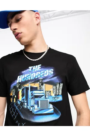 The Hundreds T-shirt nera con stampa sul petto