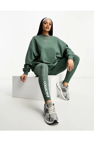 ASOS ASOS - Weekend Collective - Leggings kaki