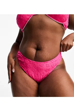 COLLUSION Plus - Slip bikini in spugna a fiori
