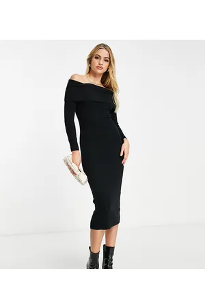 New Look Vestito corto con scollo Bardot