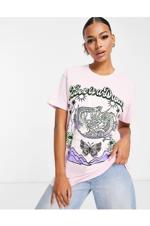 Honour HNR LDN - T-shirt oversize con stampa "Love is a dream"