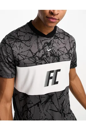 Nike FC - Maglia grigia e bianca