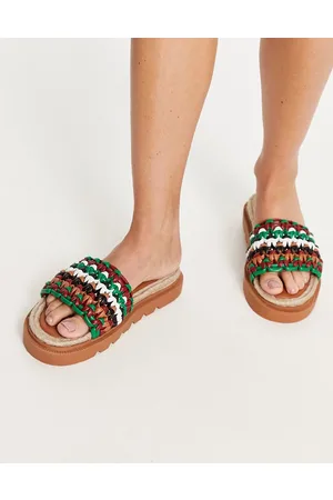 ASOS Jupiter - Espadrillas color cuoio multicolori
