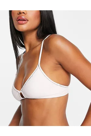 NA-KD Top bikini con cuciture a contrasto