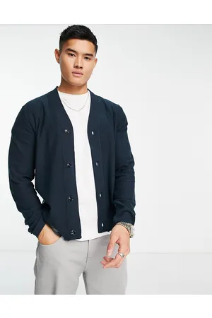 Gianni Feraud Cardigan in maglia navy