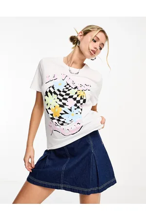 Fire & Glory T-shirt bianca con scritta "Life is good"