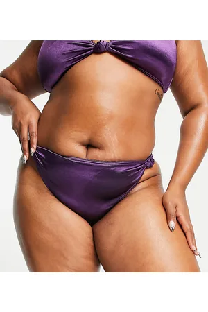 South Beach Esclusiva - Slip bikini a vita alta con nodi