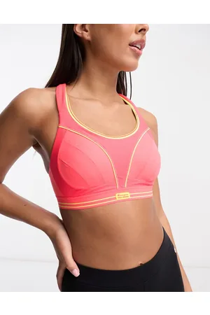 Shock Absorber Ultimate Run - Reggiseno sportivo con dettagli gialli