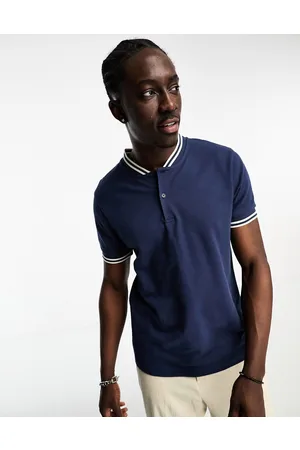 ASOS T-shirt serafino con finiture a contrasto